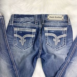 Rock Revival Sherry Bootcut Jeans Embellished